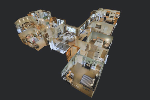 3d virtual tours doll house model floorplans - Reality Capture