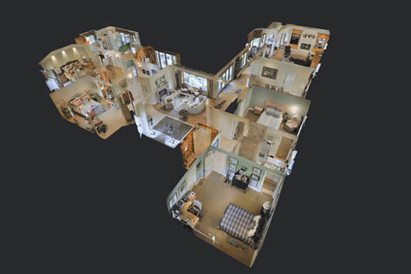 Reality Capture 3d virtual tours doll house model floorplans - Reality Capture
