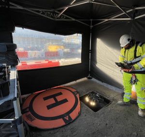 Confined Space Drone Inspection - Hinkley Point C Elios Drone 300x284 - Confined Space Drone Inspection - Hinkley Point C